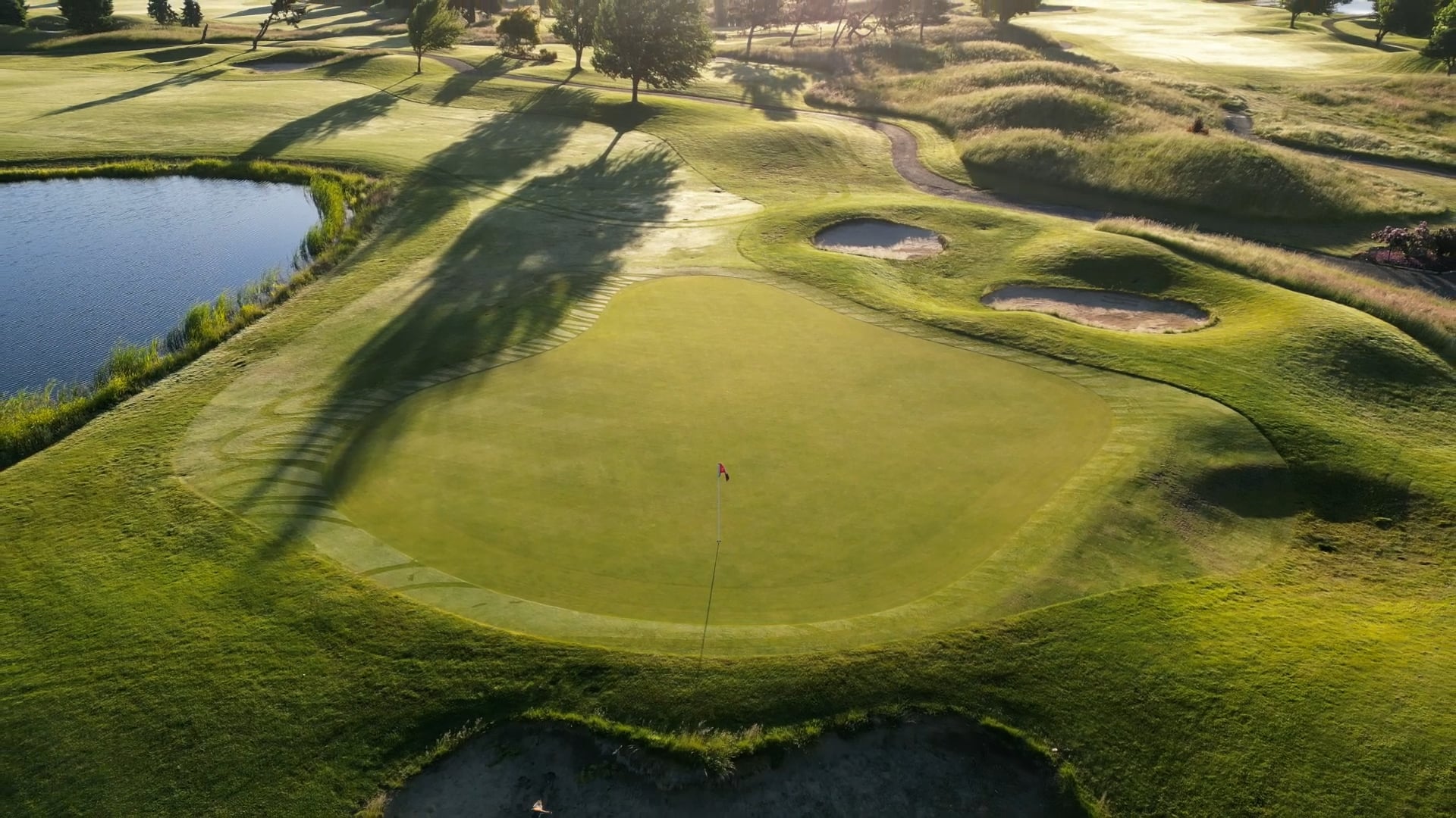Bird's Eye View of Golf Course